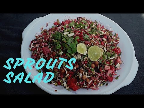 Sprouts Salad|Super Easy Detox Salad Recipe|Zero Oil Salad|Weight Loss Salad|Healthy Salad Sprouts Salad|Super Easy Detox Salad Recipe|Zero Oil Salad|Weight Loss Salad|Healthy Salad