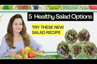 5 Healthy Salad Recipe | For Diet | Homemade Salad | In Hindi | Diet | Jfit | Dietitian