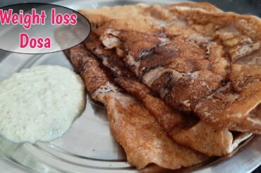 Healthy Weight loss Dosa Recipe - Weight loss Recipe - Weight loss dosa in telugu - KalpanaTalks