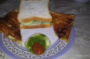Simple and easy Veg Club Sandwich Recipe