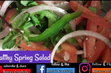 Healthy Salad Recipes: Spring Salad Recipe #shorts