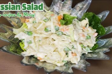 Best Russian Salad - Russian Salad Recipe - Best Healthy & Tasty Salad - Tasty Recipes With Meraj