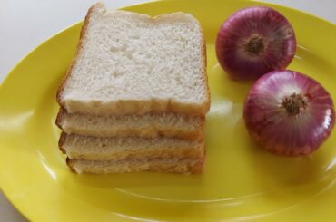 5 Minute Snacks | Onion bread | Quick Snacks recipe | Crispy Bread Snacks | instant snacks