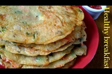 Healthy Breakfast Recipe with Raw Rice | Quick and Easy Breakfast Recipe