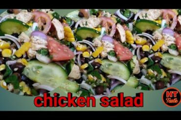 High protein salad.Healthy salad for weight loss.super healthy lunch recipe.