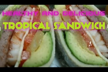 THE BEST SANDWICH HEALTHY and DELICIOUS /  Easy to make not messy / Using Food Wrap or Saran Wrap