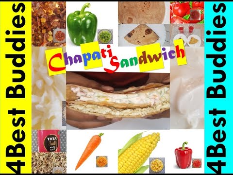 Instant and healthy Snack; Chapati Sandwich, No cooking needed, food on the go……4best buddies# Instant and healthy Snack; Chapati Sandwich, No cooking needed, food on the go......4best buddies#