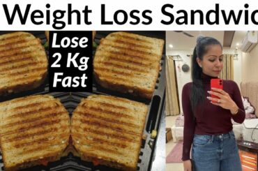 4 Weight Loss Sandwich Recipes | Healthy Breakfast/Lunch Ideas for Weight Loss | Fat to Fab Suman