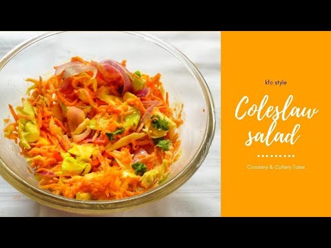 KFC style Coleslaw at home | Coleslaw Salad Recipe | Healthy Cabbage Salad | Coleslaw Sandwich KFC style Coleslaw at home | Coleslaw Salad Recipe | Healthy Cabbage Salad | Coleslaw Sandwich