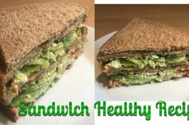Healthy Sandwich Avocado Egg