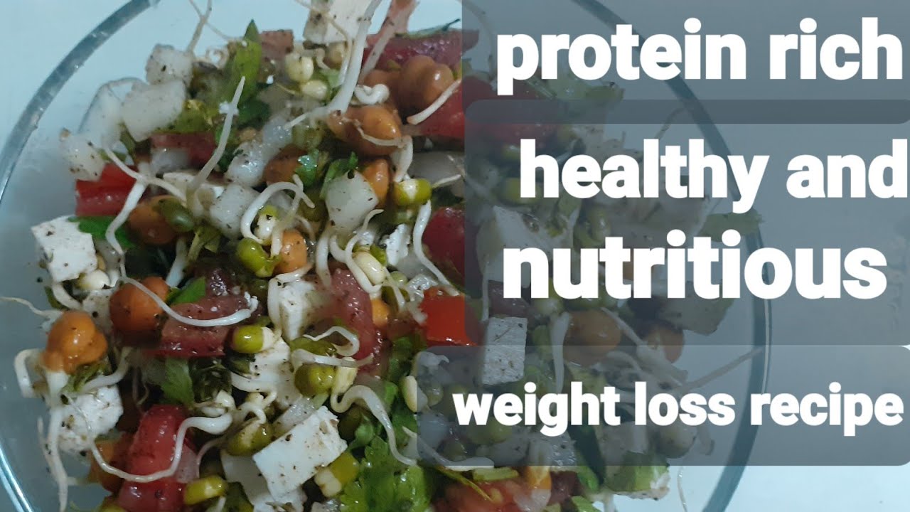Weight loss Recipe || Protein rich salad || Healthy and Nutritious recipe || sprout recipe Weight loss Recipe || Protein rich salad || Healthy and Nutritious recipe || sprout recipe