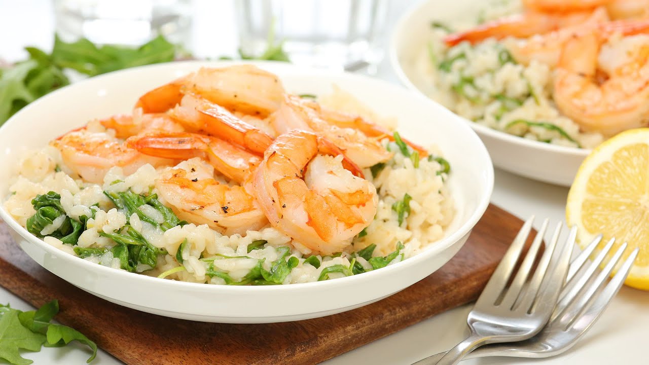Lemon Shrimp Risotto | Healthy + Quick + Easy Dinner Recipe Lemon Shrimp Risotto | Healthy + Quick + Easy Dinner Recipe