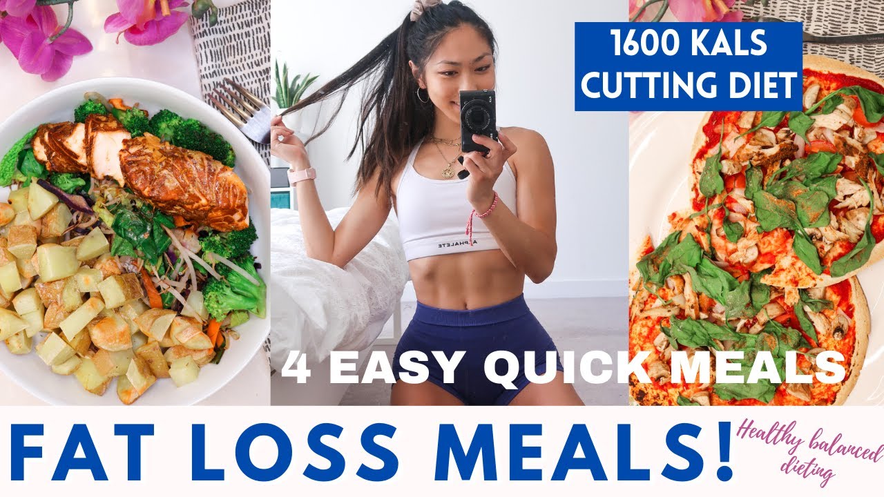 4 EASY FAT LOSS LOW CALORIE MEALS! | Healthy Meals to Prep on a 1600KCAL Full Day of Eating Diet! 4 EASY FAT LOSS LOW CALORIE MEALS! | Healthy Meals to Prep on a 1600KCAL Full Day of Eating Diet!