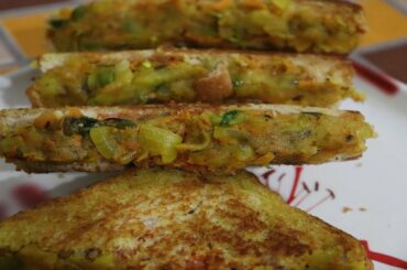 Healthy Breakfast Recipe - Potato Sandwich || Aloo Sandwich Recipe || Potato Stuffed Sandwich ||