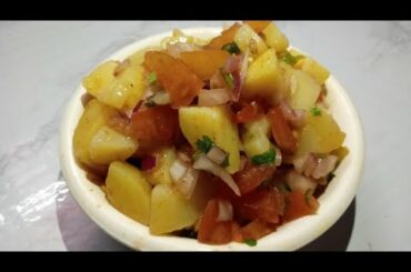 2 Minutes Chaat Recipe || Aloo Chaat Recipe || Healthy Snacks || Chatpati Aloo Chaat