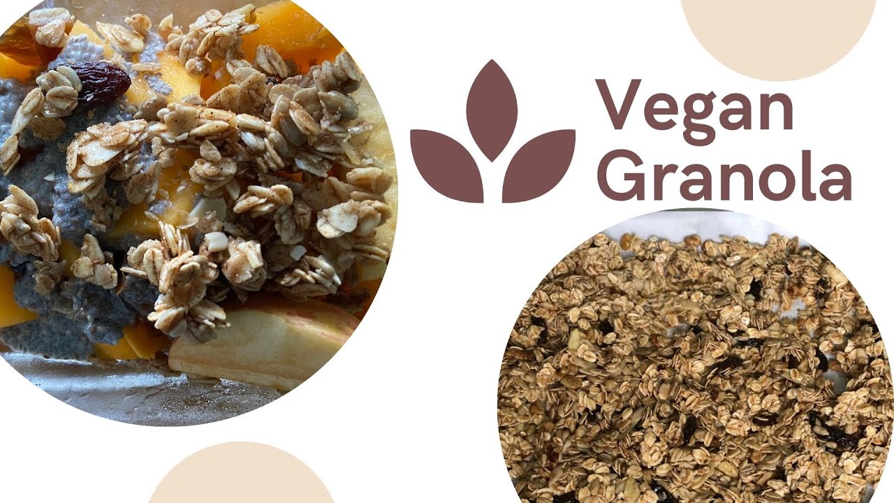 Homemade Vegan Granola | Healthy Breakfast | Easy Recipe | Nour Explores Homemade Vegan Granola | Healthy Breakfast | Easy Recipe | Nour Explores