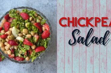 HOW TO MAKE A CHICKPEA SALAD | HEALTHY SALAD | CHICKPEA SALAD RECIPE