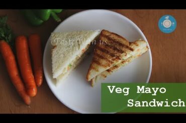 Veg mayonnaise sandwich | Healthy and easy breakfast #shorts