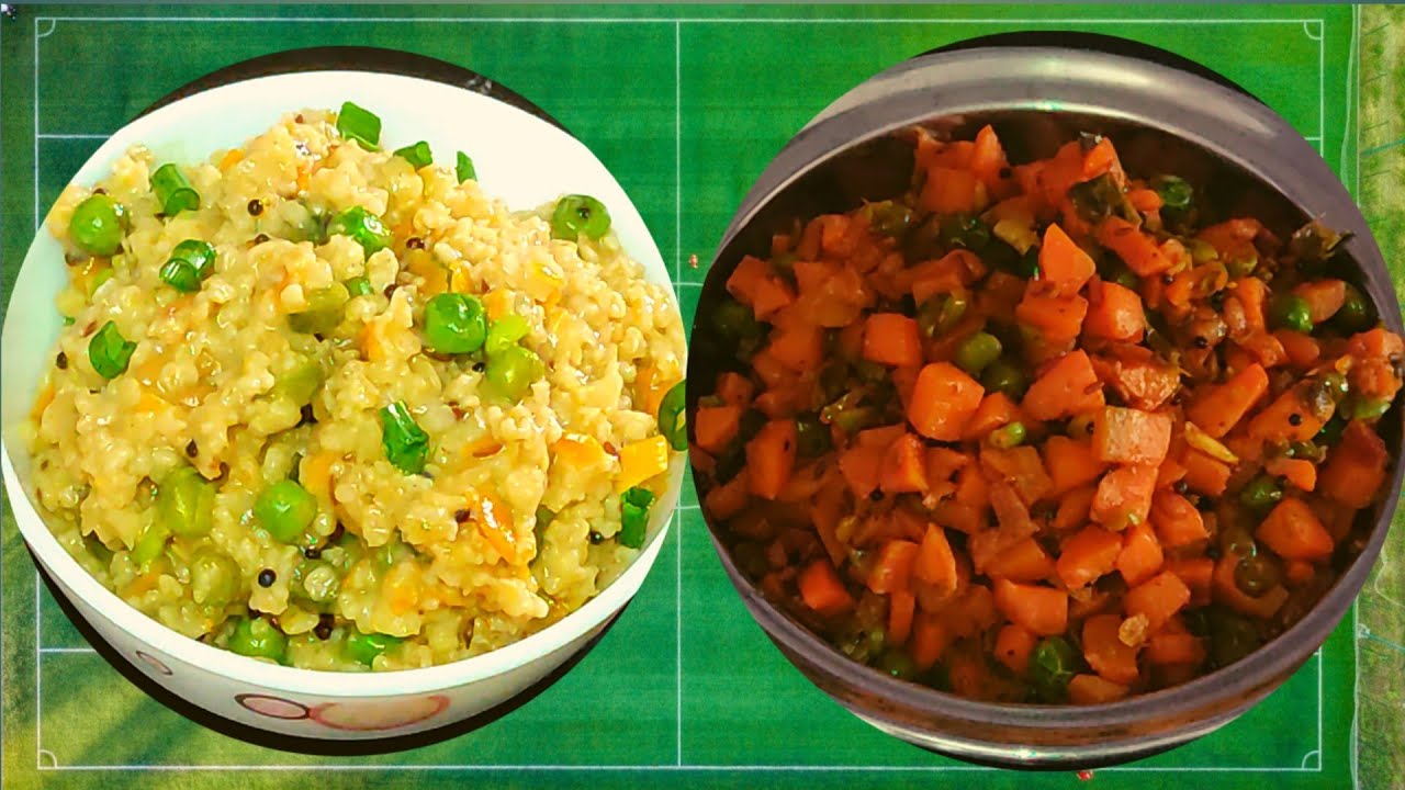 Healthy weight Loss Oats Upma Recipe|| Carrot Green Peas Fry || Two Healthy Weight Loss Recipes Healthy weight Loss Oats Upma Recipe|| Carrot Green Peas Fry || Two Healthy Weight Loss Recipes