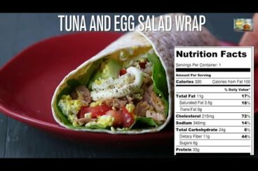 Easy Recipes Healthy Tuna and Egg Salad Wrap [ Step by Step Tutorial ]