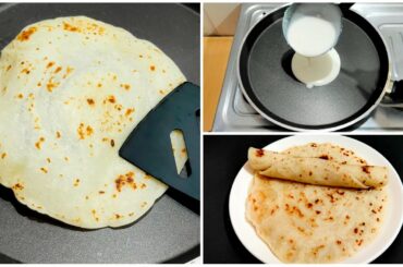 10 Minutes Recipe | Easy Breakfast Recipe | Evening Snacks Recipe | No Knead Tortilla Bread #Shorts