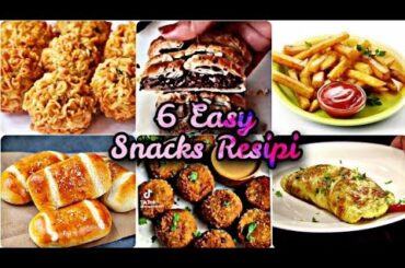 6 Easy Homemade Snacks Resipi ||Easy Healthy food Resipi||Sky Creativety||