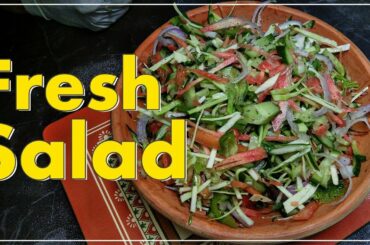 Fresh Home Made Salad | Easy Vegetable Salad Recipe by Chef M. Usman | Tasty Table |  2021