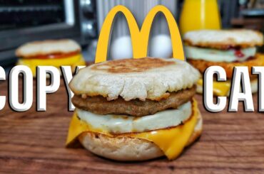 Egg McMuffin Recipe | Copycat Recipes | Breakfast Sandwich