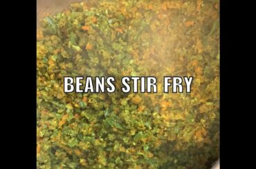 Cooking in 1 tbsp oil Recipe 1 | Healthy Recipes Beans Stir Fry | 1 Tbsp Oil Recipe | Easy Recipe
