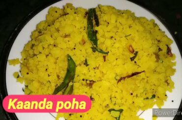 Kaanda poha | healthy breakfast recipe | easy mumbai breakfast