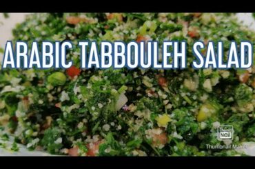 Arabic Tabbouleh Salad Recipe|healthy salad