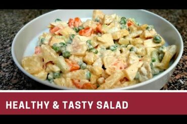 Healthy Salad Recipe/How to make Easy,Tasty Potato Salad/Russian Salad