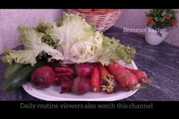Beets Recipe|Easy and Healthy Beets salad Recipe|Zebaish Foods