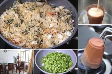 USE Left-Over RICE & Make A Healthy Yummy *One Pot Meal* PALAK-PANNER fried rice | TANDOORI CHAI |