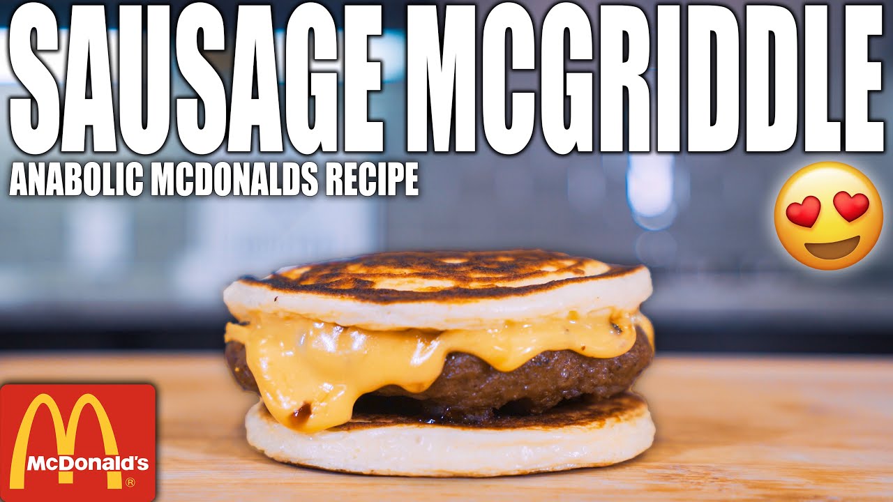 ANABOLIC SAUSAGE MCGRIDDLE | High Protein Bodybuilding McDonalds Recipe | Healthy Fast Food Copycat ANABOLIC SAUSAGE MCGRIDDLE | High Protein Bodybuilding McDonalds Recipe | Healthy Fast Food Copycat