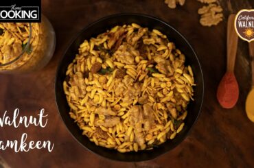 Walnut Namkeen | Namkeen Murmura Recipe | Mixture Namkeen | Easy & Healthy Snack | Tea Time Snacks