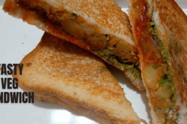 Vegetable Sandwich Recipe || Healthy & Tasty Vegetable Sandwich