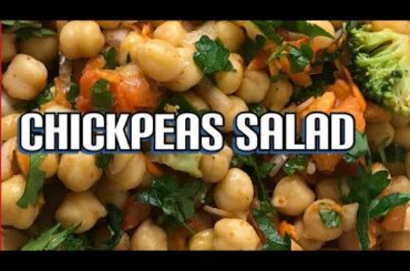 Kondakadalai Salad | Chickpeas Salad Vegan | Vegan Chickpeas Salad | Healthy Salad Recipe