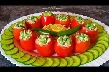 New and Healthy Salad Recipe 100% - Tomato Salad by Kitchen With Rbi