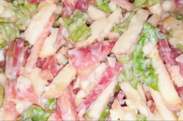 Very unique & Healthy Salad Recipe by asfawaqas | Lettuce Apple Salad | How To Make Healthy Salad