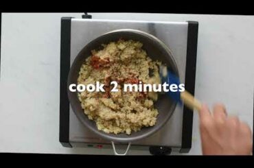 Sauteed Quinoa, easy and healthy breakfast recipe