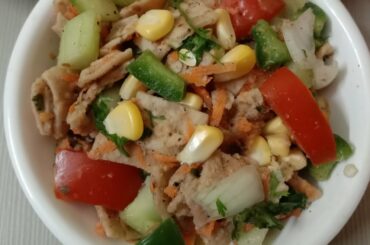 Left-over chapathi salad | Healthy Salad recipe| Weight loss Recipe| #shorts