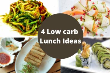 4 Healthy Simple Lawcarb lunch ideas and recipes /Help you lose weight fast