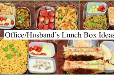Husband's Lunch Box For A week | Indian (Veg) Lunch Box Recipes For Office /Work