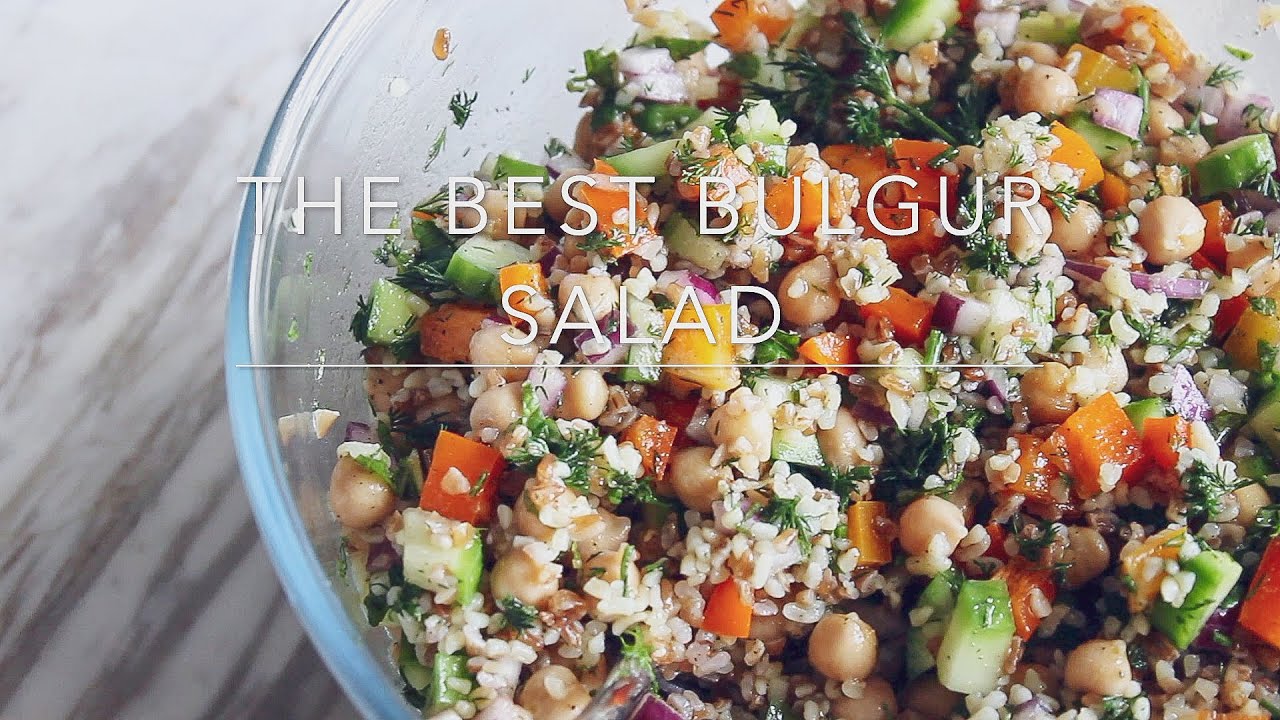EASY Bulgur Salad Recipe – Healthy Middle Eastern Salad EASY Bulgur Salad Recipe - Healthy Middle Eastern Salad