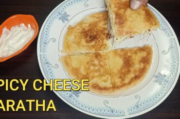 CHEESE PARATHA RECEIPE II CHEESE STUFFED PARATHA II VEGETARIAN RECIPE II SPICY CHEESE PARATHA II