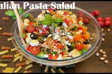 Italian Pasta Salad | Pasta Salad Recipe | How to make Italian Pasta Salad  | High Protein Salad