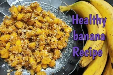 banana coconut snack recipe healthy
