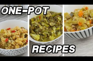 3 Easy ONE-POT Recipes | Vegan, Healthy And Budget Friendly