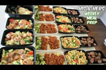 His And Hers Weekly Meal Prep